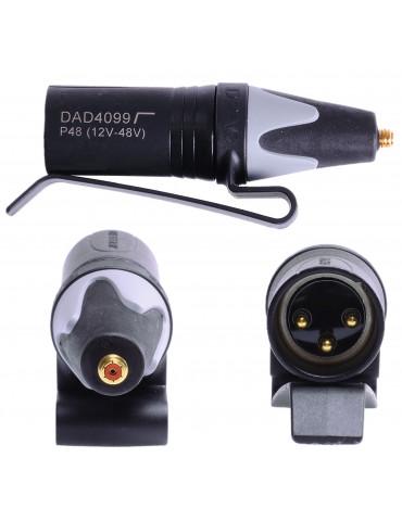 Location Adaptateur MicroDot vers XLR3 avec Clip ceinture DAD6001-BC Système DPA