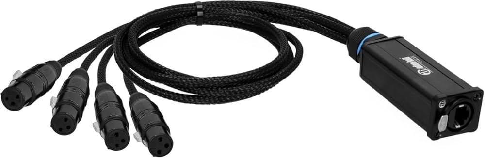 Location Adaptateur réseau vers 4 XLR3 Femelle Numérique audio