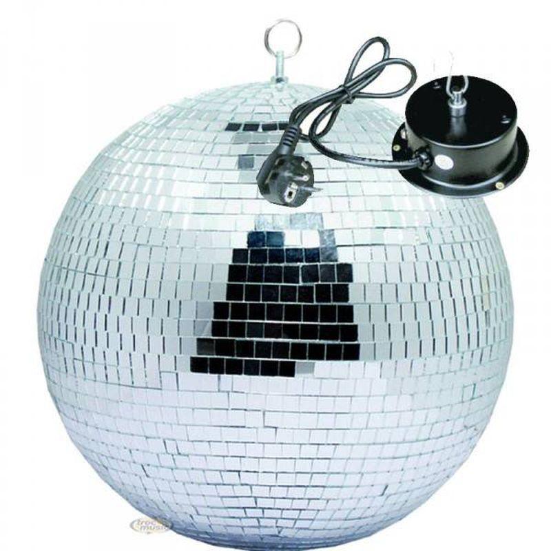 Location Boule à facette 50cm avec moteur Effets Djing