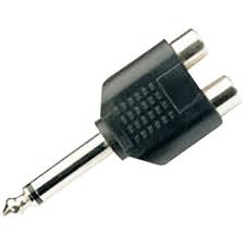 Location Jack 6,35 Stéréo > 2 RCA Adaptateurs