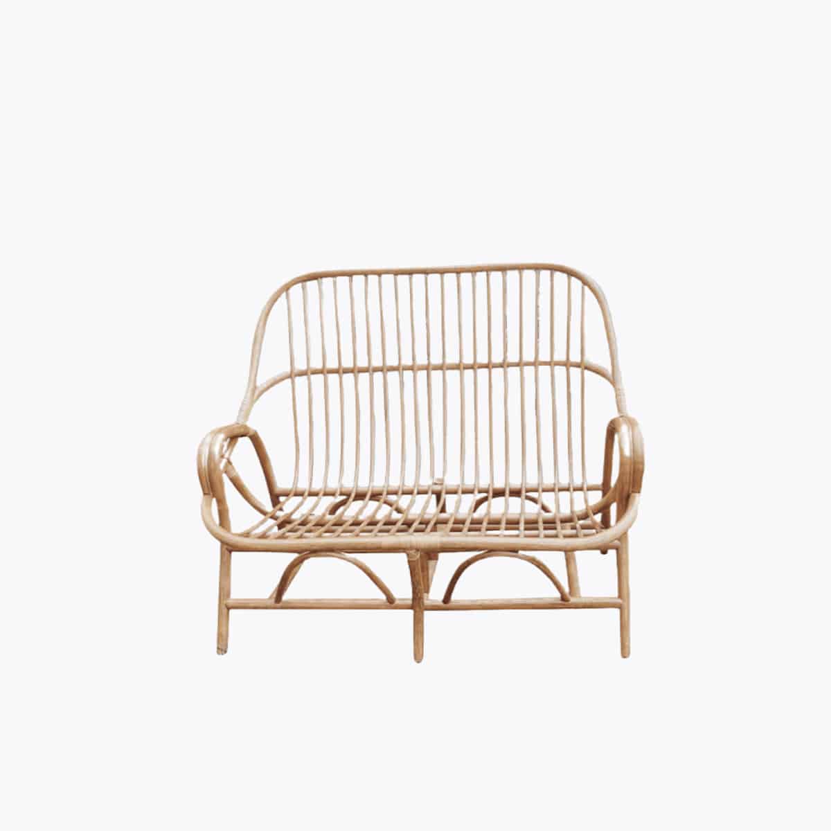 Location Banquette rotin Nantes Chaises, bancs & tabourets
