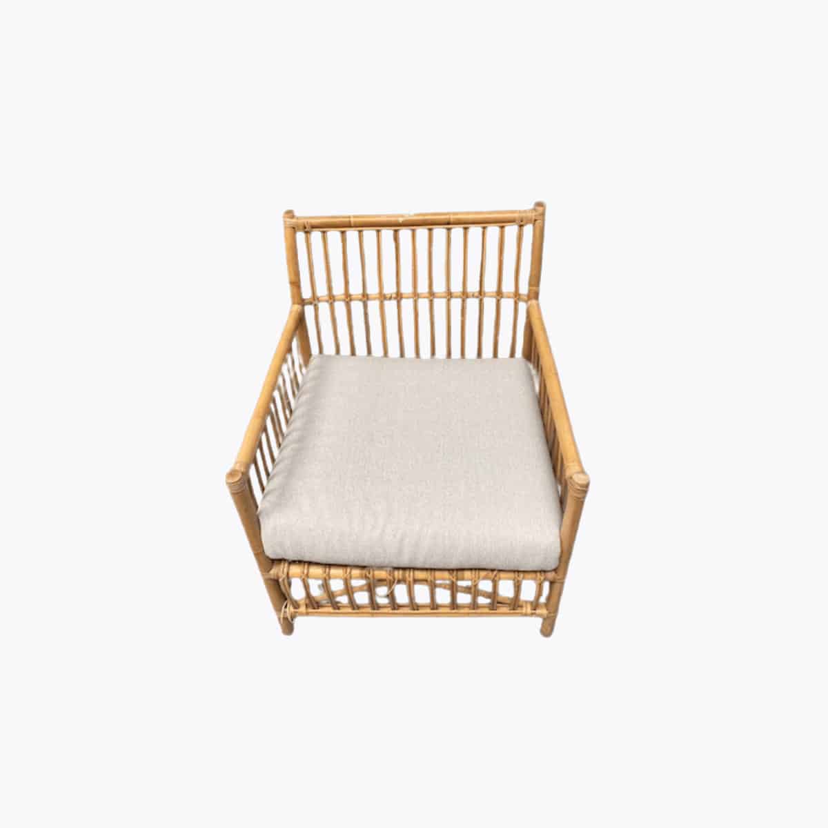 Location Fauteuil Marquis en osier Chaises, bancs & tabourets