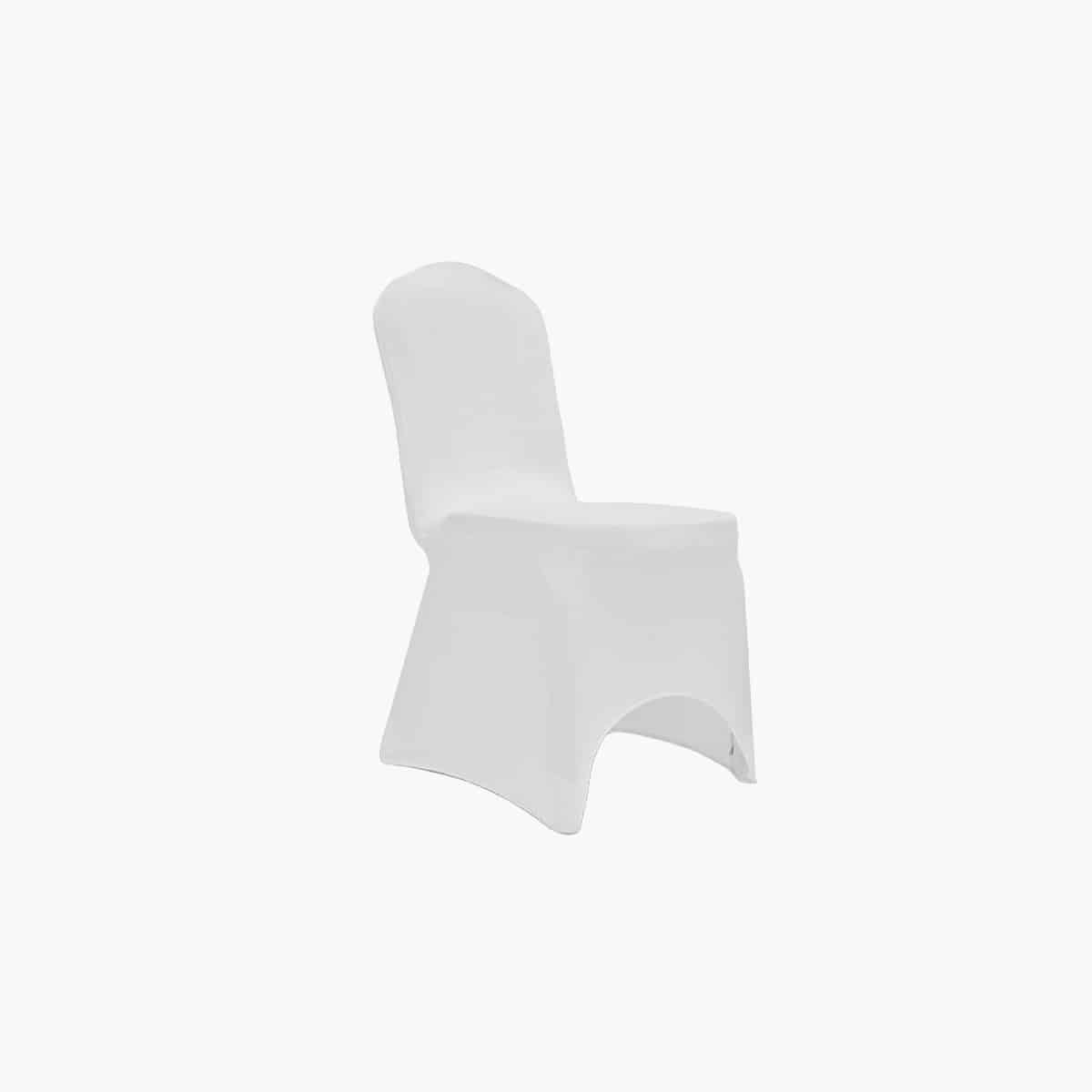 Location Housse de chaise en Lycra blanche Accessoires mobilier