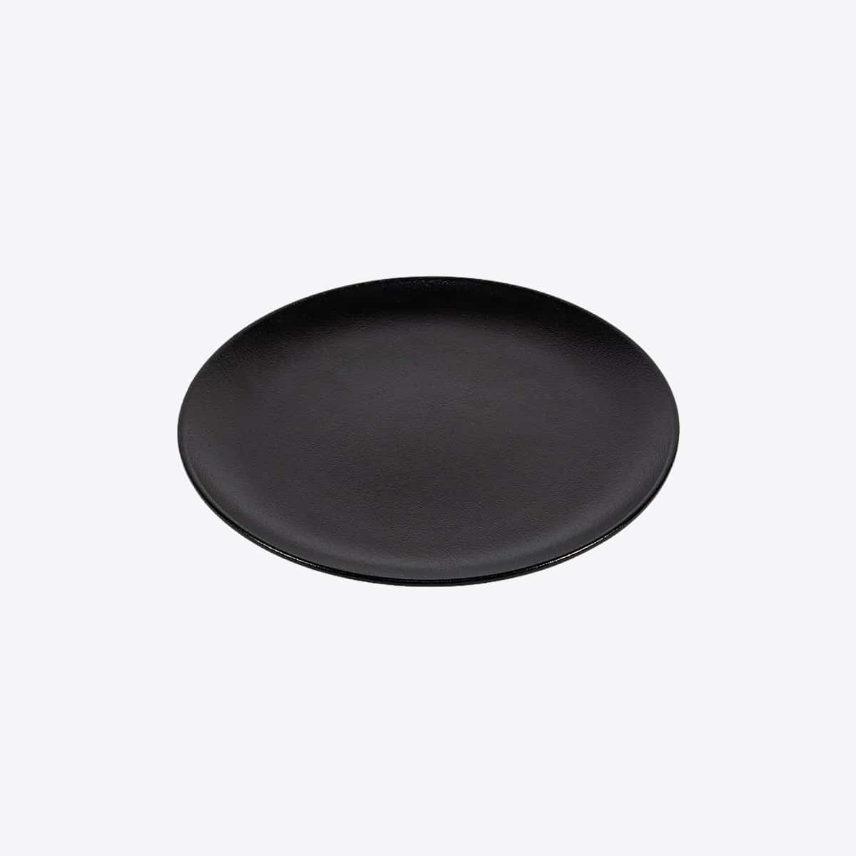 Location Onyx – Assiette noire 27 cm Assiettes