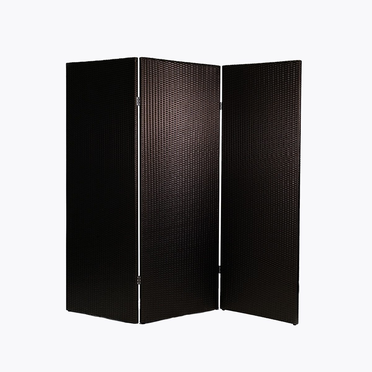 Location Paravent tressé noir Accessoires mobilier