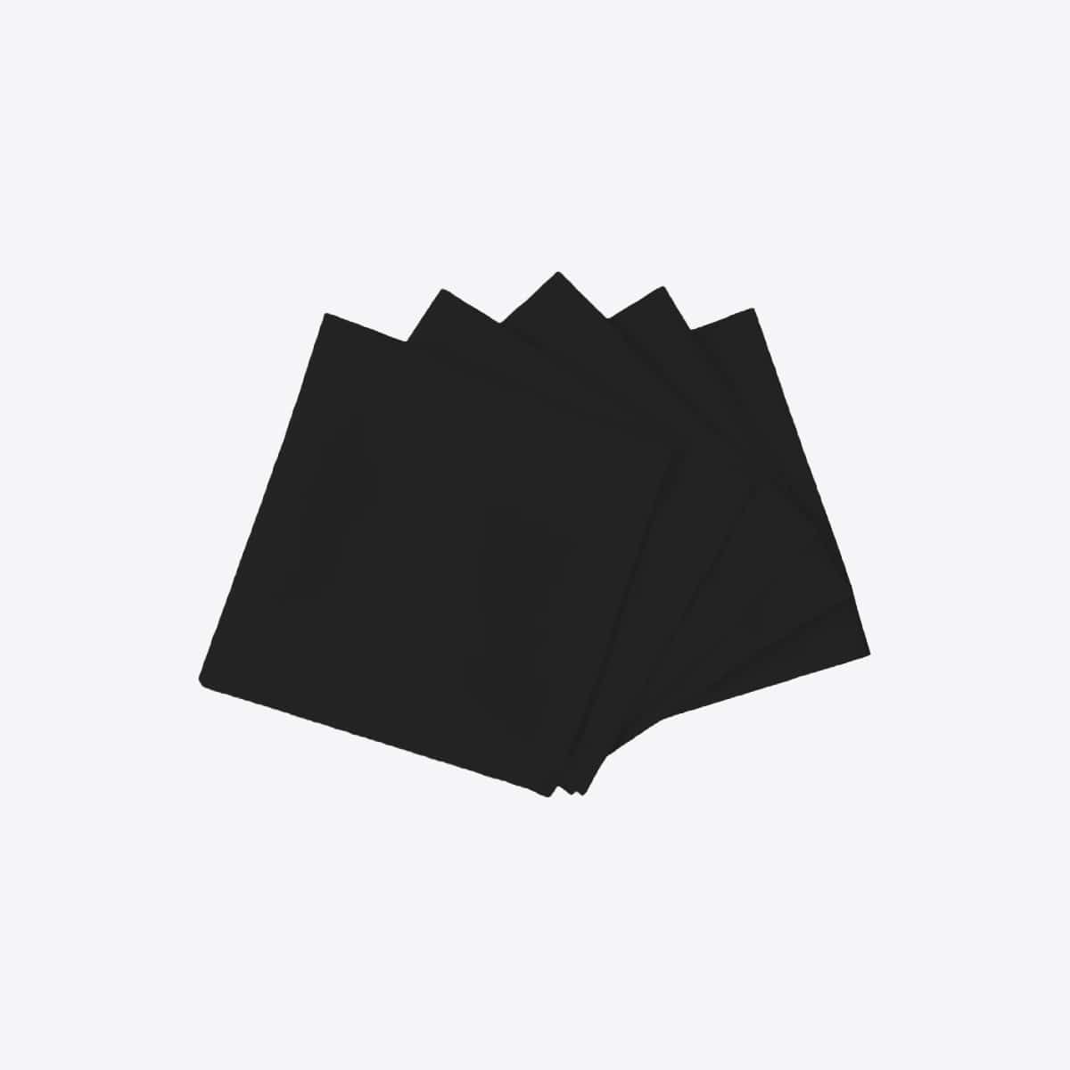 Location Serviette noire en coton Linge