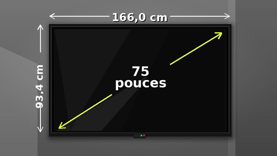 Location Moniteur SONY 75" 189cm 4K UHD Moniteur
