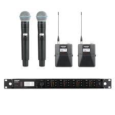 Location SHURE Rack de 2 ULX-G51 470 à 534 Mhz pile LR6 Micros HF