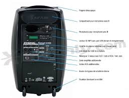 Location Système portable autonome SAFARI3000 avec lecteur CD MP3, micro HF main Enceintes a...
