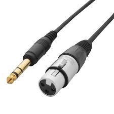 Location XLR.F > Jack 6,35 Stéréo M Adaptateurs